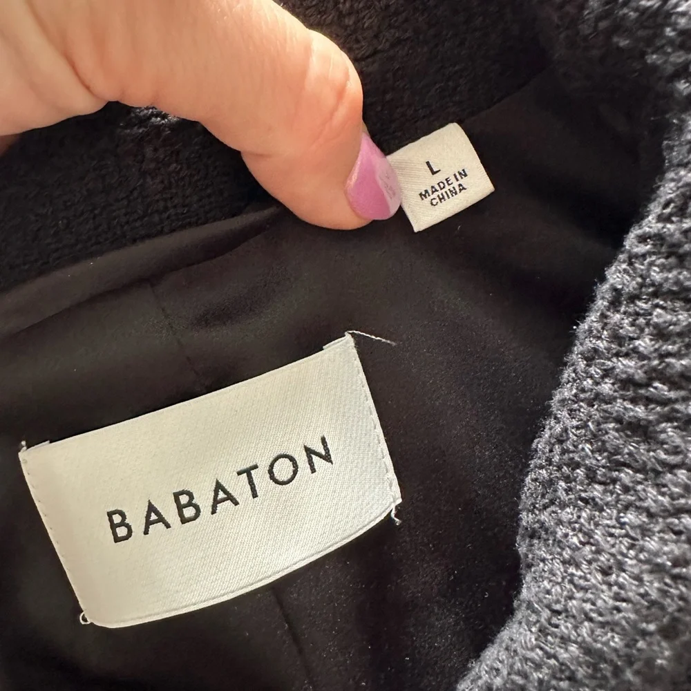 Aritzia Babaton Frances Black Blazer with Gold Buttons - Picture 5 of 8